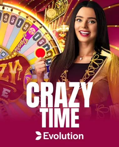 Crazy Time live game show at Pinko